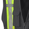 Pioneer Break Away Zip Vest, Black, Large V1021170U-L